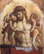 Carlo Crivelli The Dead Christ Supported by two angels